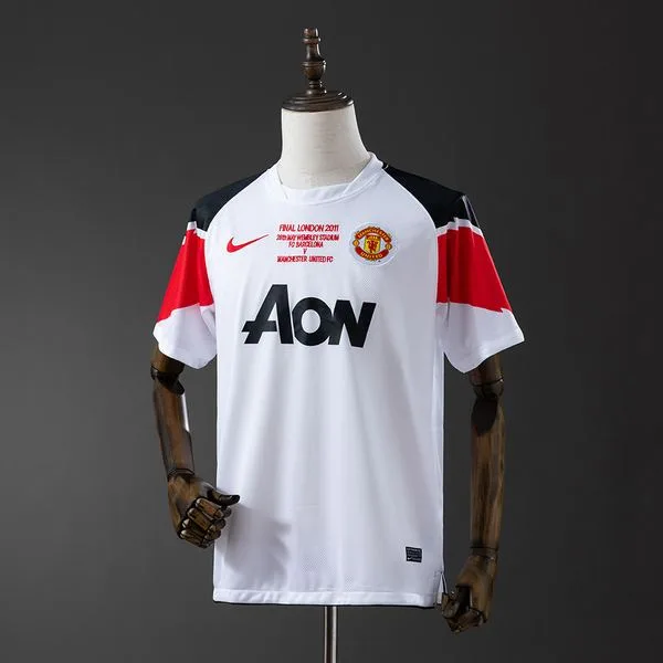 Camiseta de fútbol Manchester United 2010/11 VISITANTE MANGA CORTA VERSION FAN